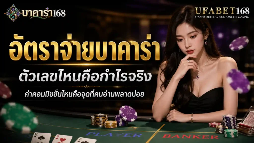 อัตราจ่ายบาคาร่า ตัวเลขไหนคือกำไรจริง