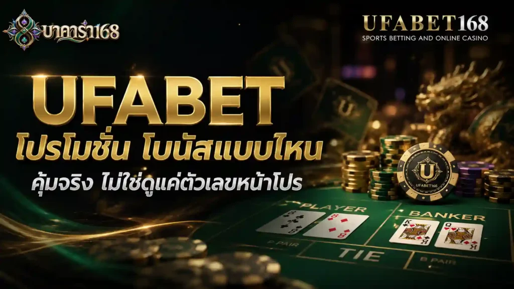 UFABET โปรโมชั่น โบนัสแบบไหนคุ้มจริง