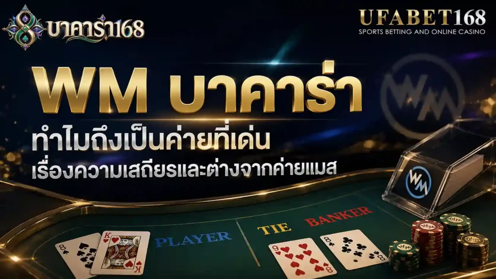 WM บาคาร่า ทำไมถึงเป็นค่ายที่เด่นเรื่องความเสถียร