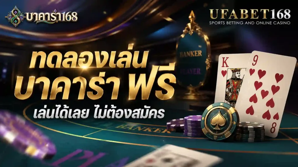 ทดลองเล่นบาคาร่าฟรี เล่นได้เลยไม่ต้องสมัคร