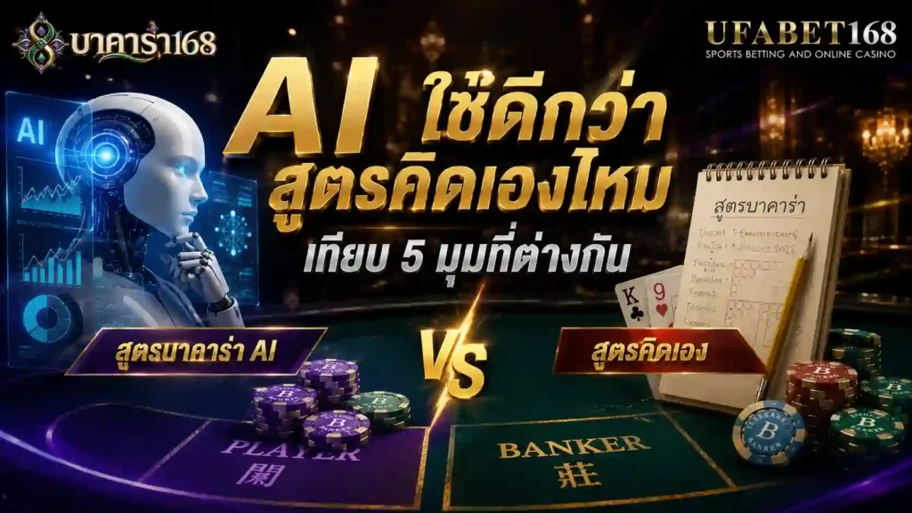 สูตรบาคาร่าฟรี AI ใช้ดีกว่าสูตรคิดเองไหม